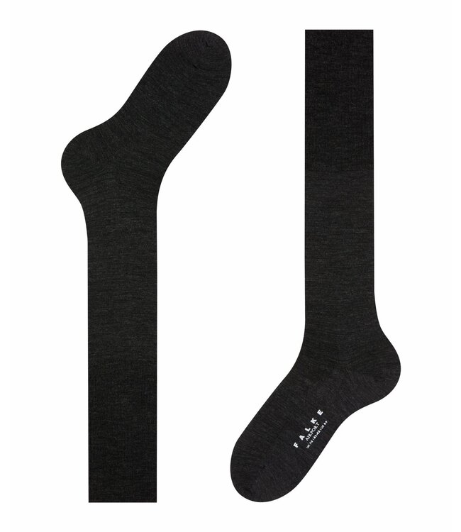 Airport kniekousen antraciet melange