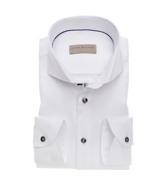 John Miller tailored fit overhemd wit