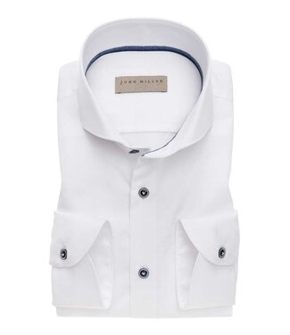 John Miller slim fit overhemd wit