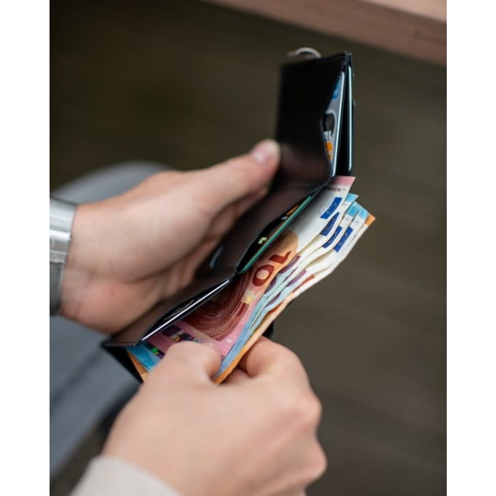 Multi Wallet met RFID-bescherming zwart