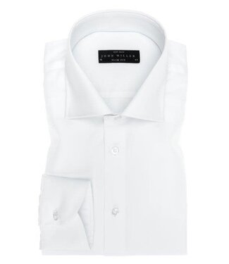John Miller slim fit overhemd wit
