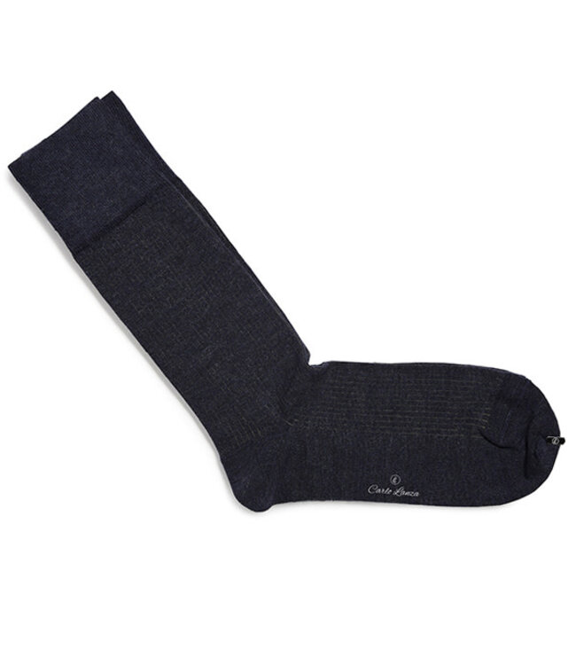 korte sokken wol denim shadow