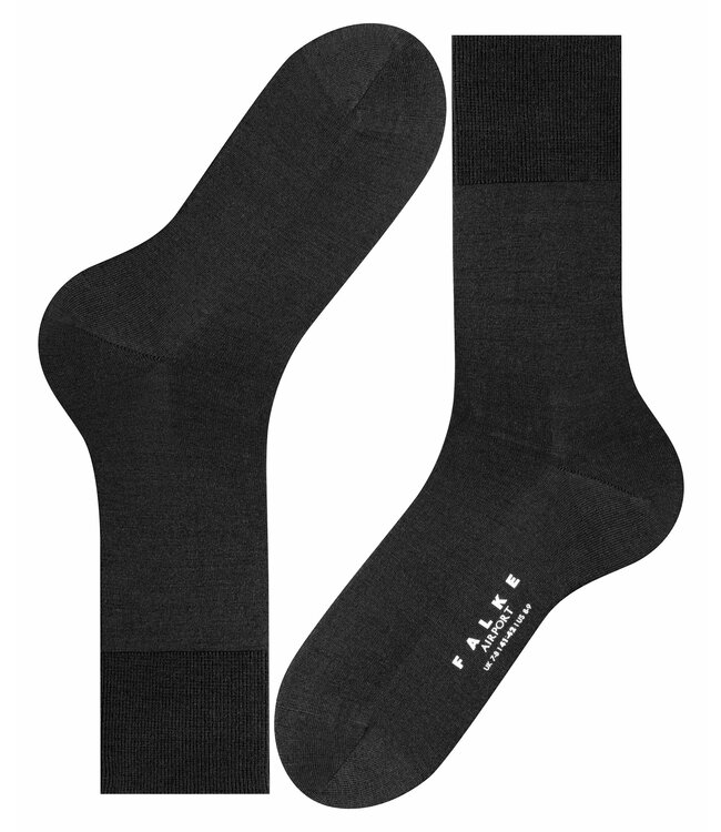 Airport sokken zwart