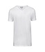 Basic Fit 2-pack v-hals t-shirt wit