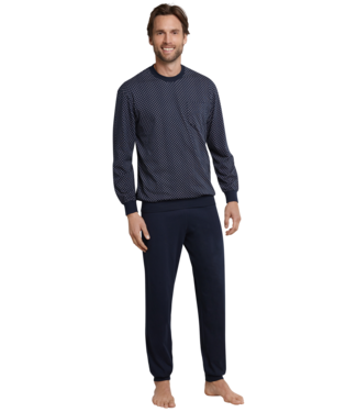 Schiesser pyjama marine combinatie