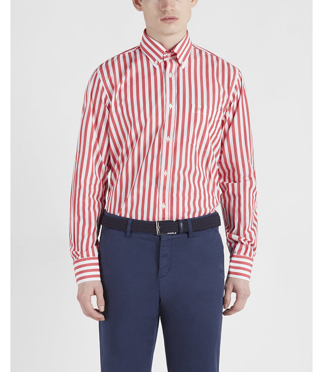 overhemd roze streep