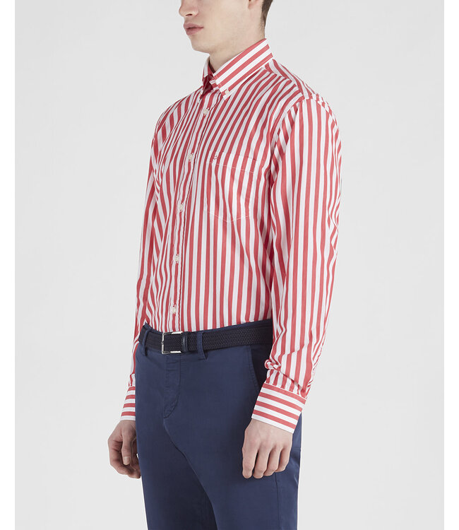 overhemd roze streep