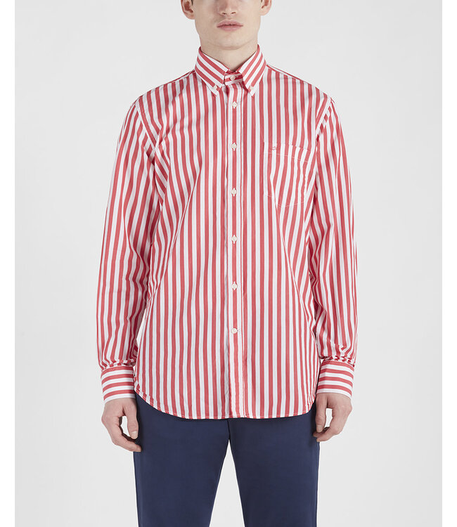 overhemd roze streep