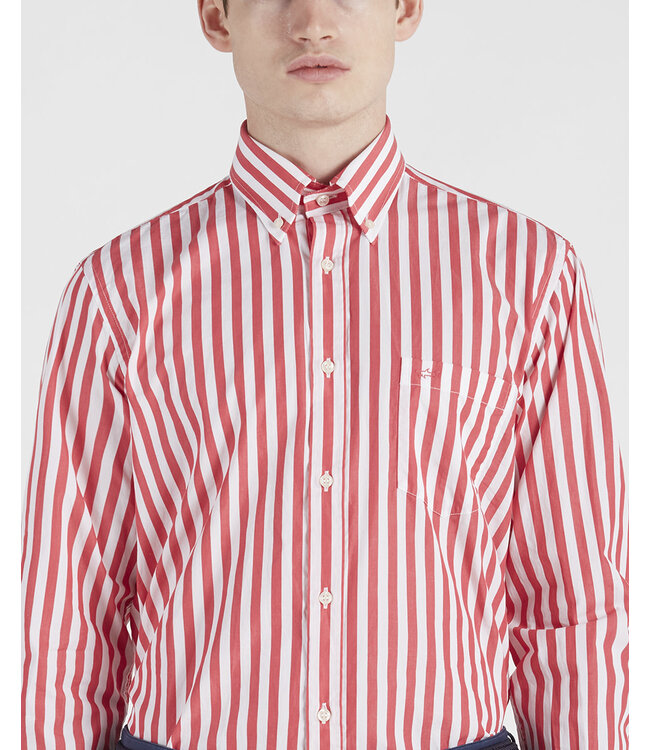 overhemd roze streep