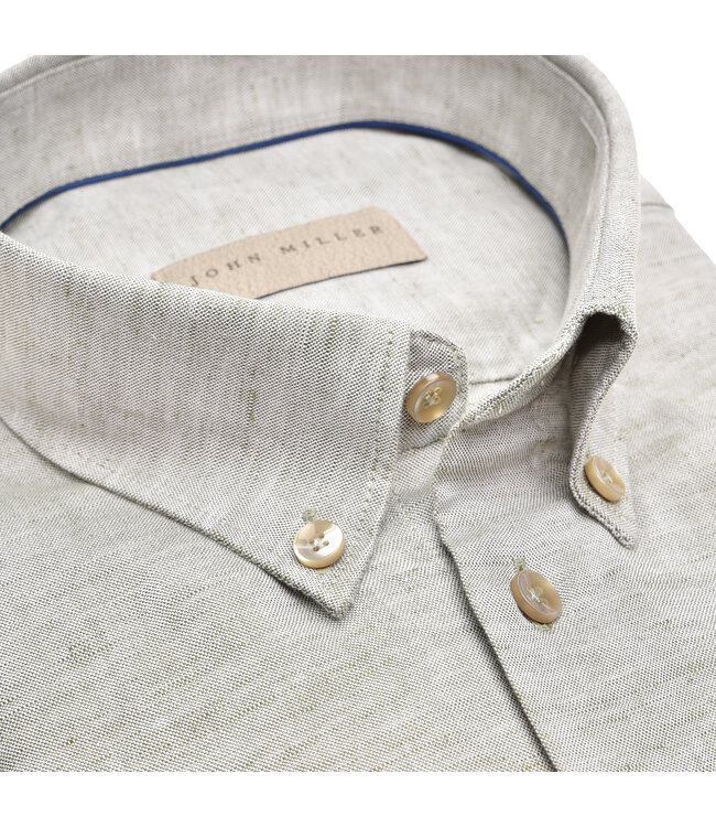 tailored fit overhemd groen