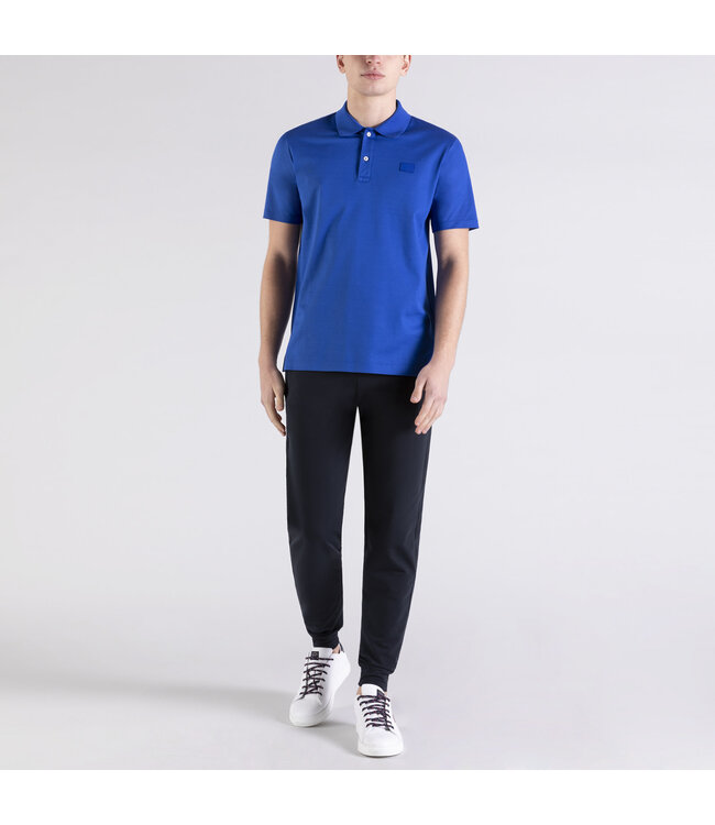 polo korte mouw cobalt