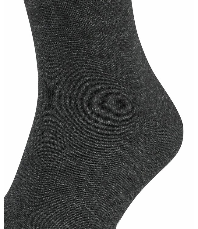 Airport sokken antraciet melange