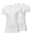 Stretch 2-pack v-hals t-shirt wit