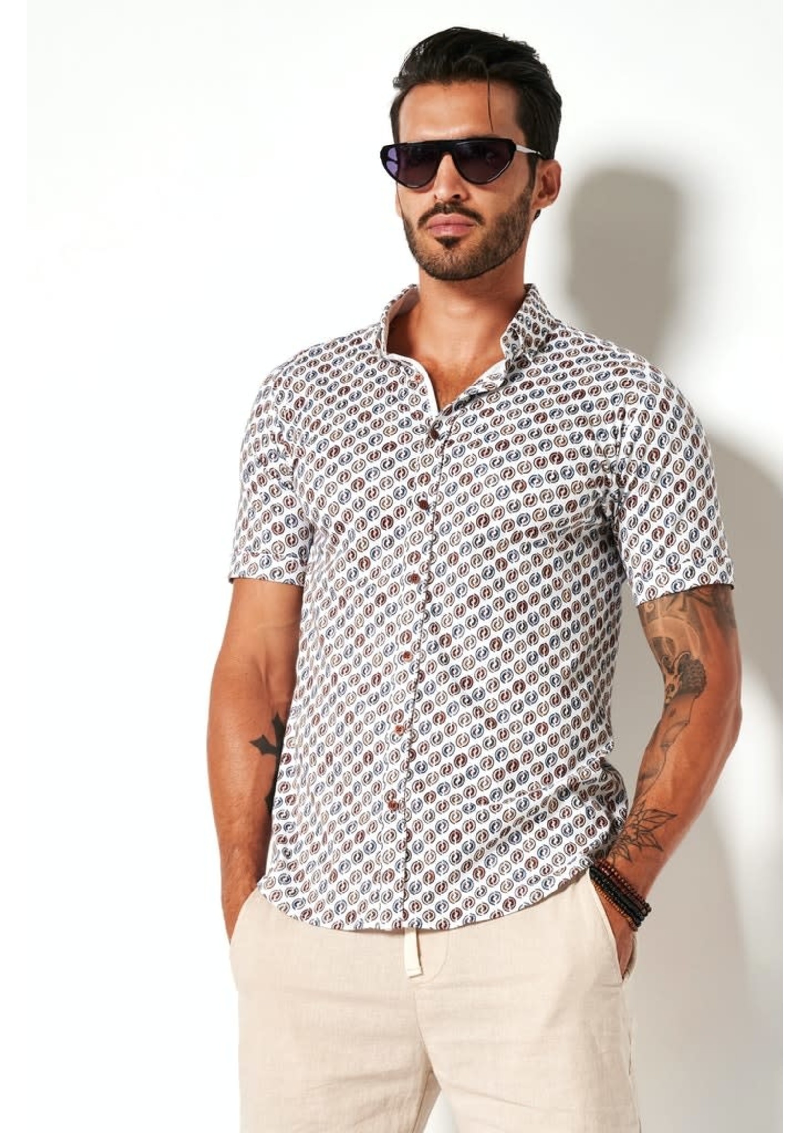 overhemd met korte mouwen