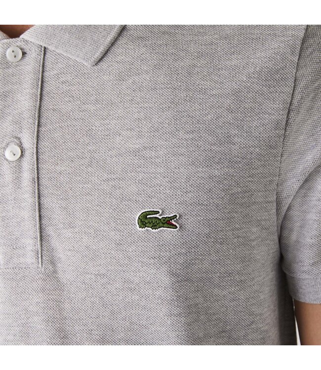 polo korte mouw lichtgrijs