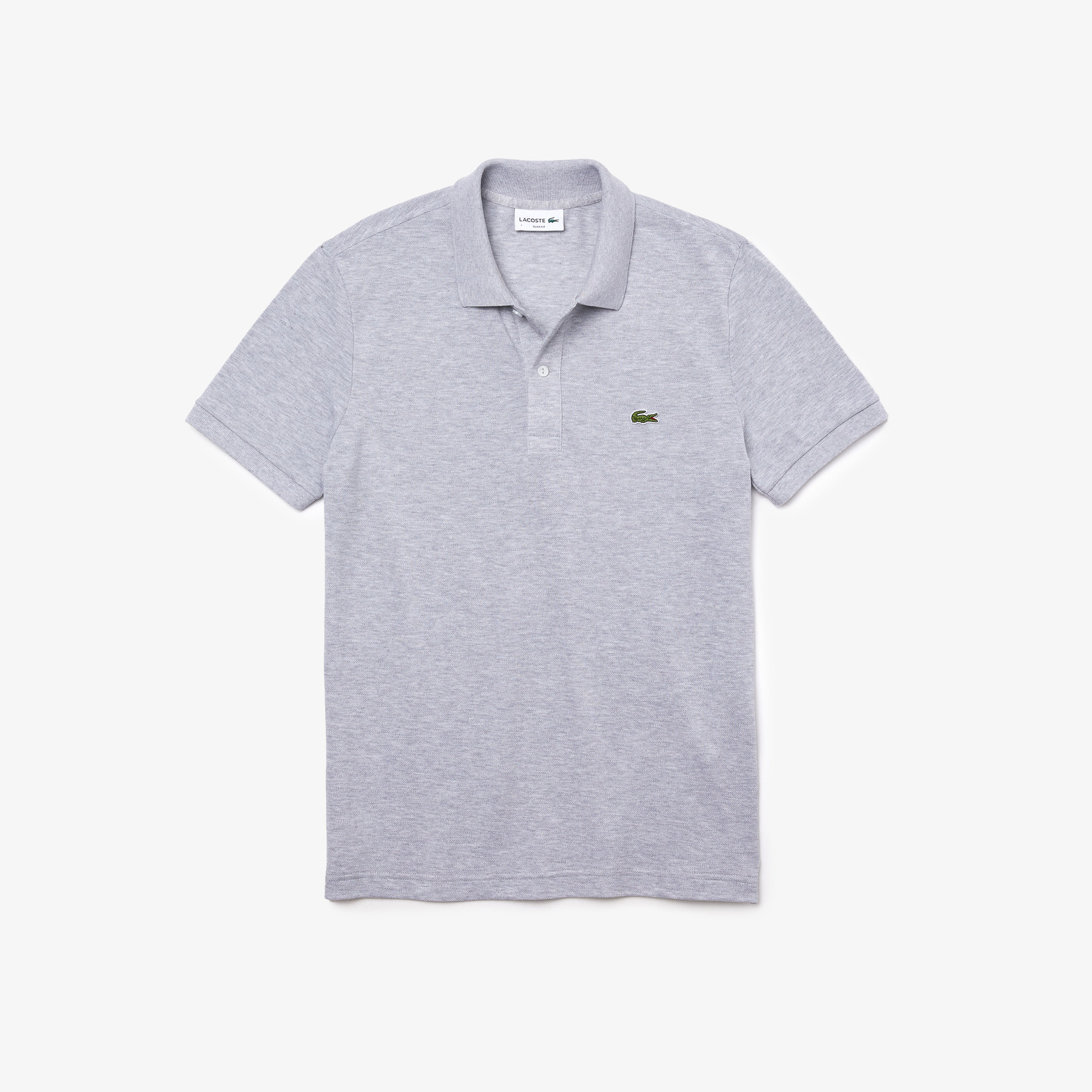 Lacoste polo korte mouw lichtgrijs