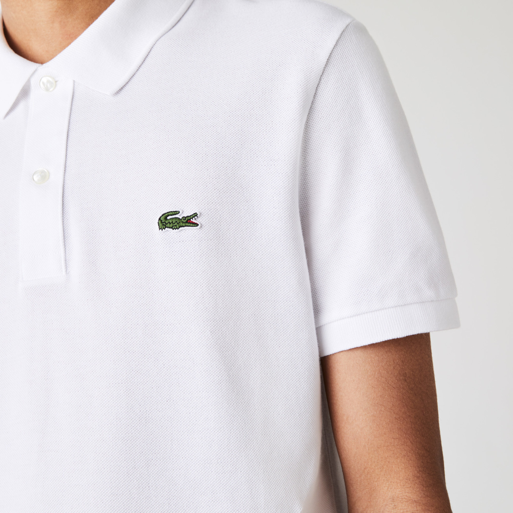 Lacoste polo korte mouw wit