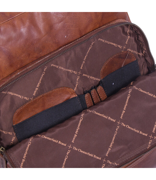 leren rugzak Mack cognac
