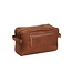 leren toilettas Stefan cognac