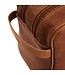leren toilettas Stefan cognac
