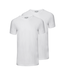 Slater Basic Fit 2-pack ronde hals t-shirt wit
