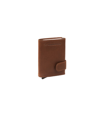 Chesterfield leren portemonnee Leicester cognac