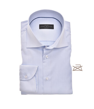 John Miller slim fit overhemd lichtblauw