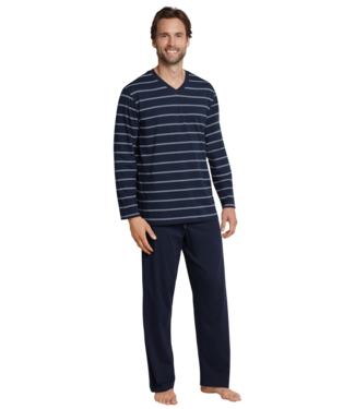 Schiesser pyjama marine streep