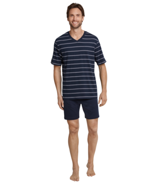 Schiesser shortama marine streep