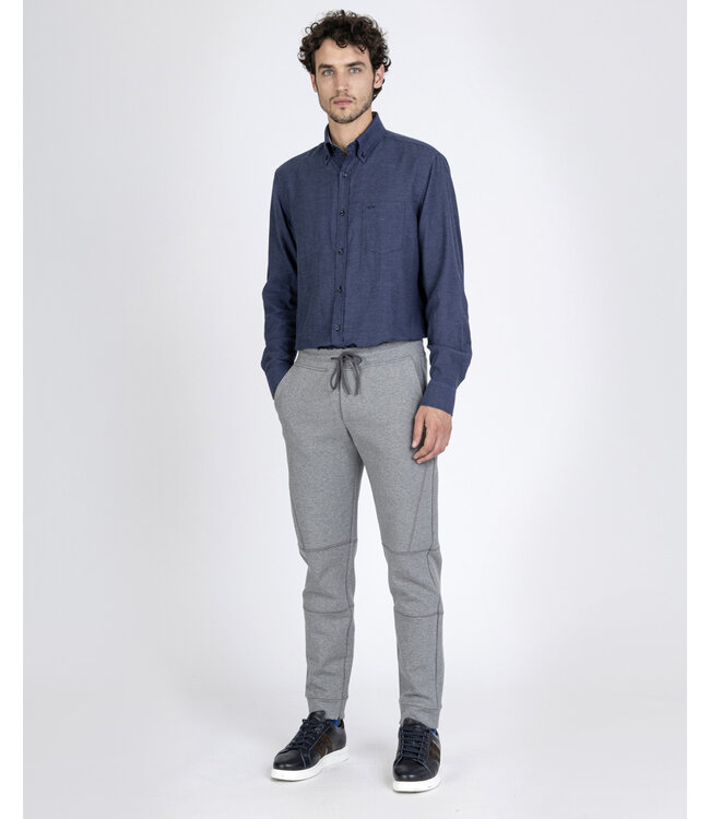 regular fit overhemd blauw