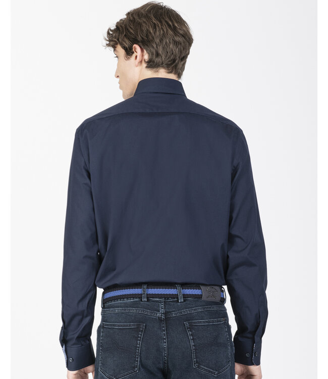 regular fit overhemd marine