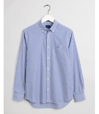 GANT regular fit overhemd blauw streep
