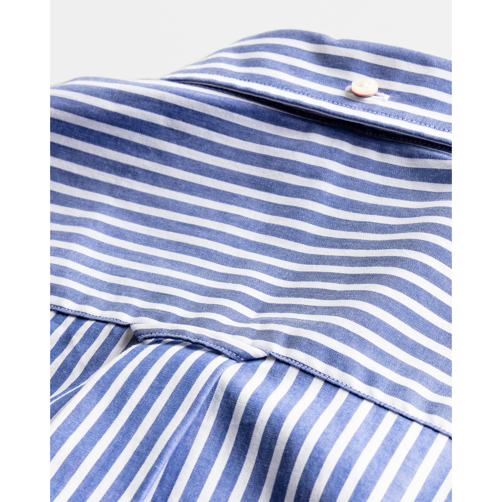 GANT regular fit overhemd blauw streep