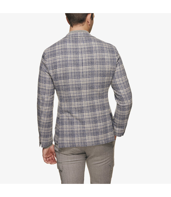 Gold colbert Napels bleu ruit