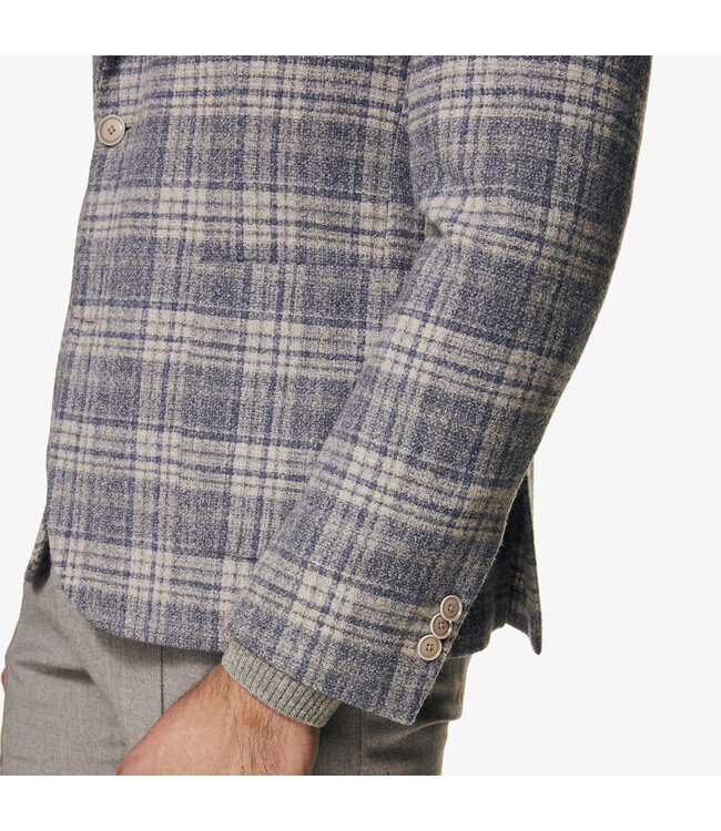 Gold colbert Napels bleu ruit