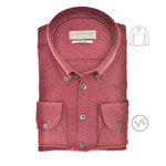 John Miller slim fit polo lange mouw rood