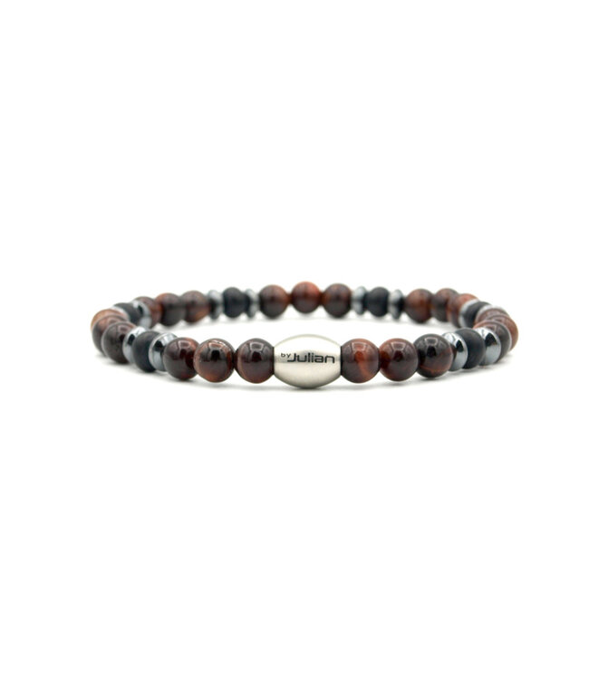 Enam armband tijgeroog