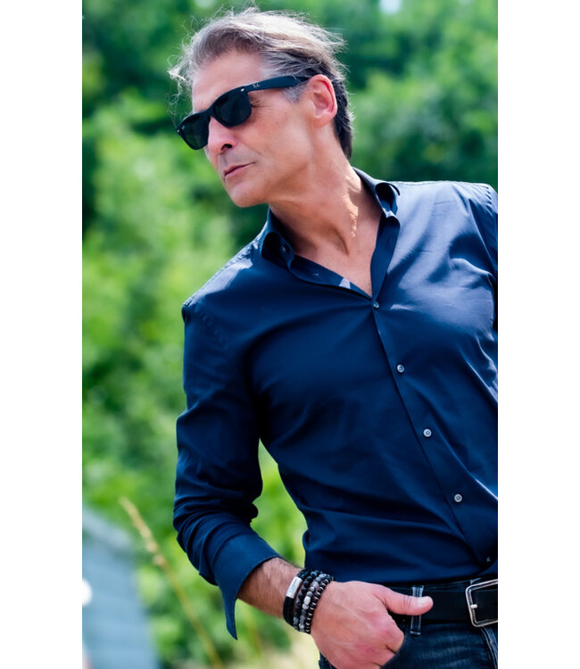 Enam armband grijs mix