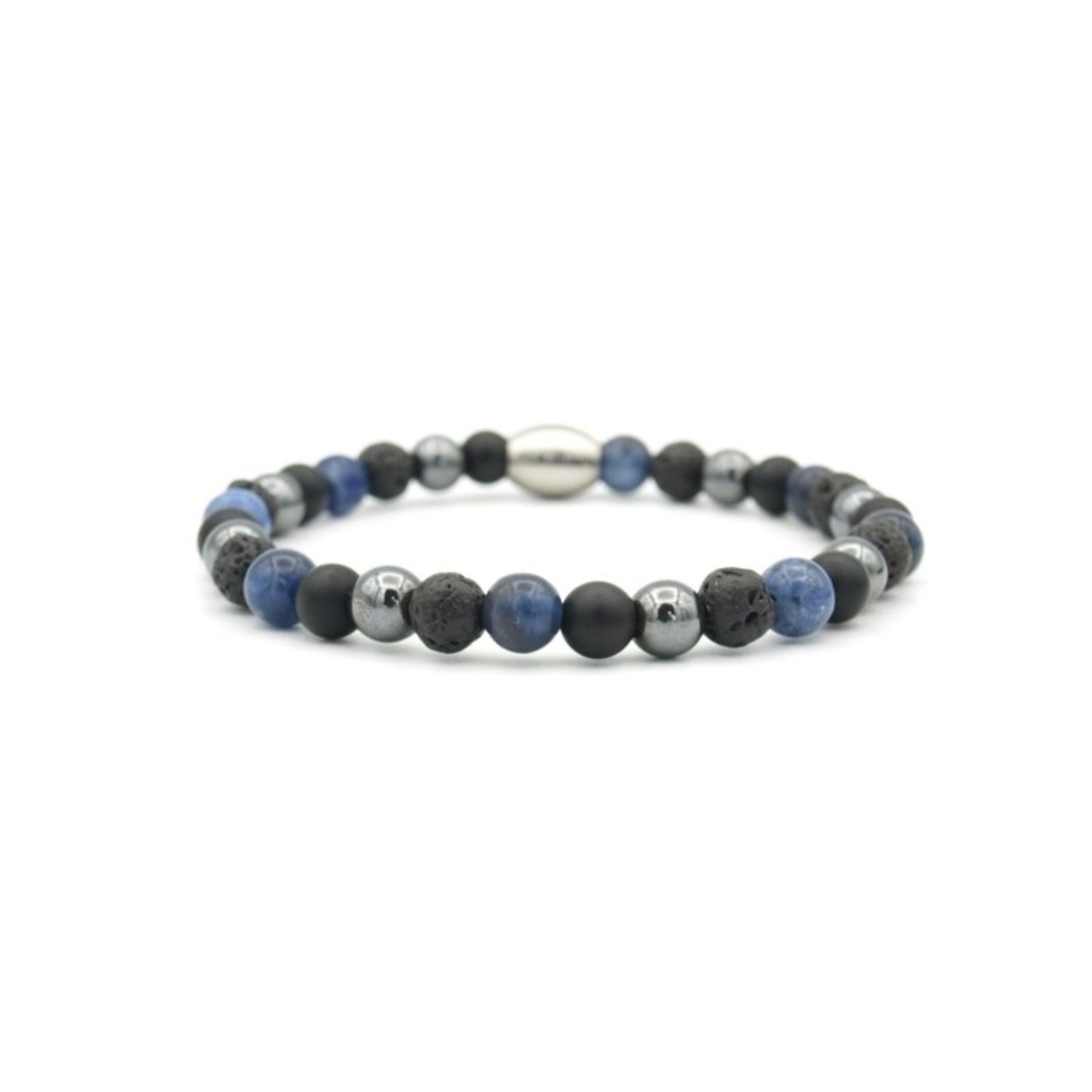 By Julian Enam armband blauw mix