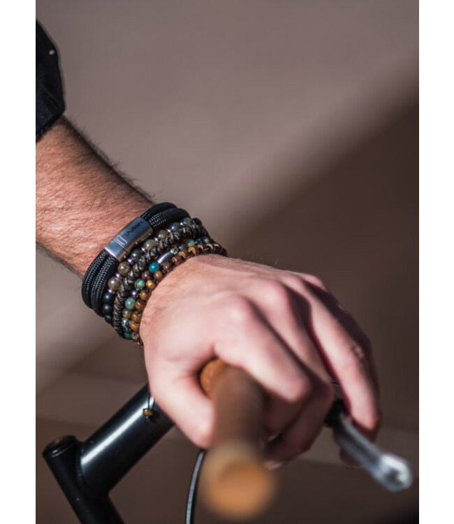 Ulang Ganda armband zwart