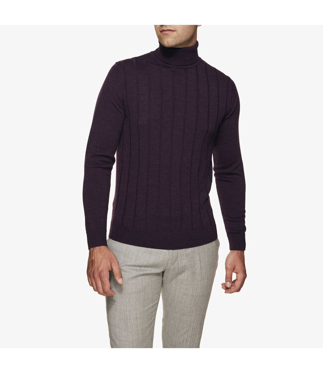 wollen coltrui aubergine