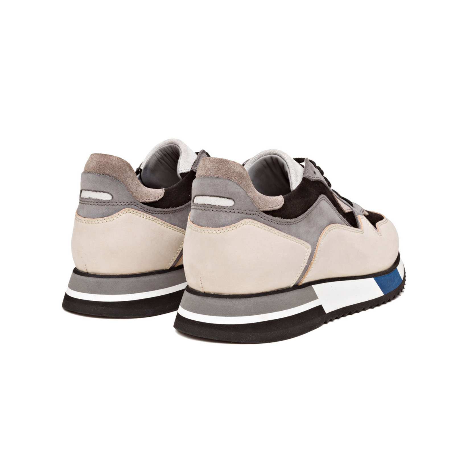 H32 lage sneakers Mello beige-geel-wit - Zweerts Schoenen