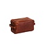 leren toilettas Stacey cognac