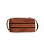 leren toilettas Stacey cognac