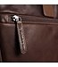 leren laptoptas Seth bruin