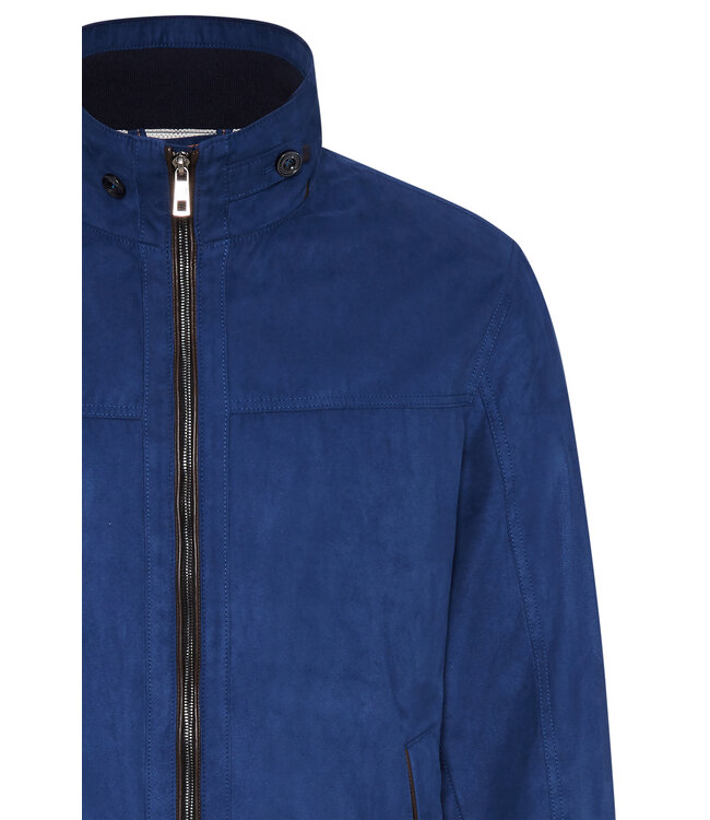 premium suède jack blauw