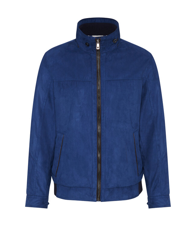 premium suède jack blauw