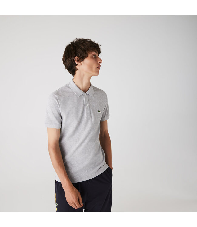 polo korte mouw lichtgrijs