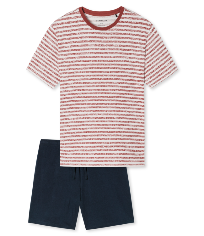 shortama terracotta streep