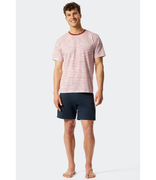 shortama terracotta streep